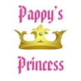 thumbnail image 2 of CafePress - Pappy's Princess Infant Bodysuit - Baby Light Bodysuit, Size Newborn - 24 Months, 2 of 4