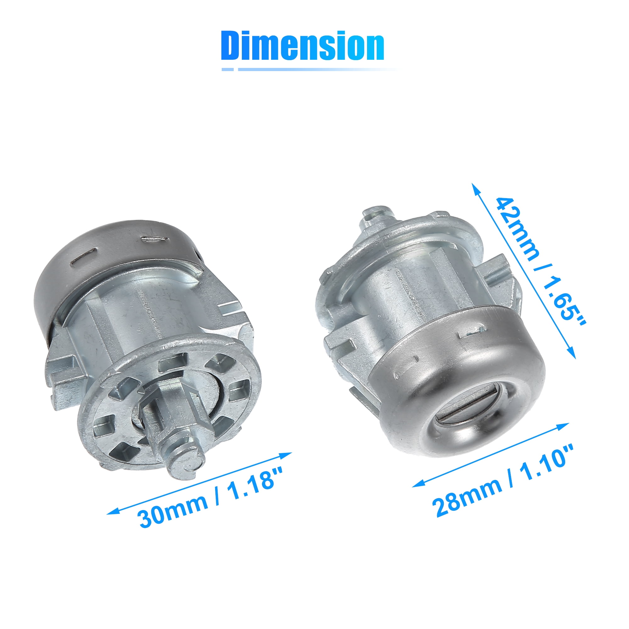 Paire De Cylindres De Serrure Pour Ford F150 F250 F350 – Avec Clés, Neufs, Gauche Et Droite, Durable