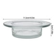thumbnail image 3 of Pack Of 2 Multipurpose Warmer Replacement Dish 4.5inch Glass Melting Heating Tray For Home Fragrances Use, 3 of 9