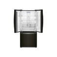 thumbnail image 3 of Whirlpool WRF560SMHV - Refrigerator/freezer - french door bottom freezer - niche - width: 30 in - depth: 35.6 in - height: 68.1 in - 19.7 cu. ft - black stainless steel, 3 of 13