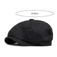 thumbnail image 6 of Yesbay Short Brim Round Dome Adjustable Beret Hat Male Octagonal Painter Hat Fashion Accessories, 6 of 8