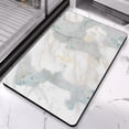 thumbnail image 3 of Non-Slip 20x32 inch Bath Rug Runner – Soft & Luxurious Microfiber Bathroom Mat in Modern Marble Design, Long, Perfect for Tub & Shower, Machine-Washable, 3 of 5