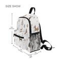 thumbnail image 3 of FORMRS School Backpack with Front Zippered Pocket 12" Student Travel Daypack, Christmas Forest, 3 of 6
