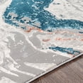 thumbnail image 5 of Surya Tibetan TBT-2329 31 x 91" Runner Fabric Rug in Gray/Dark Blue/Red, 5 of 6