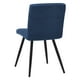 Chaise d'appoint Suzette, ensemble de 2 en bleu – image 2 sur 3