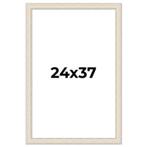 24x37 Frame White Real Wood Picture Frame Width 1.75 inches | Interior Frame Depth 0.5 inches |