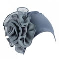 thumbnail image 6 of XZNGL Womens Hats With Brim Women Hats and Caps Women Ladies Retro Big Flowers Hat Turban Brim Hat Cap Pile Cap Ag, 6 of 9