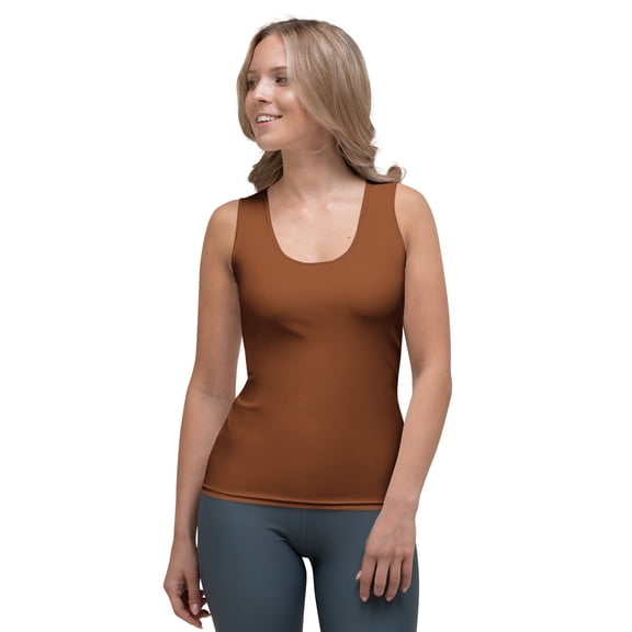 Saddle Brown Tank Top
