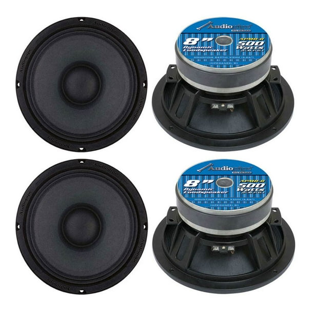 Audiopipe APMB8 8" 2000W Low/Mid Bass Frequency Car Audio Loudspeakers