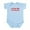 Sky Blue, variant on CafePress - Kiss Me, I'm Gujrati. Infant Bodysuit - Baby Light Bodysuit, Size Newborn - 24 Months