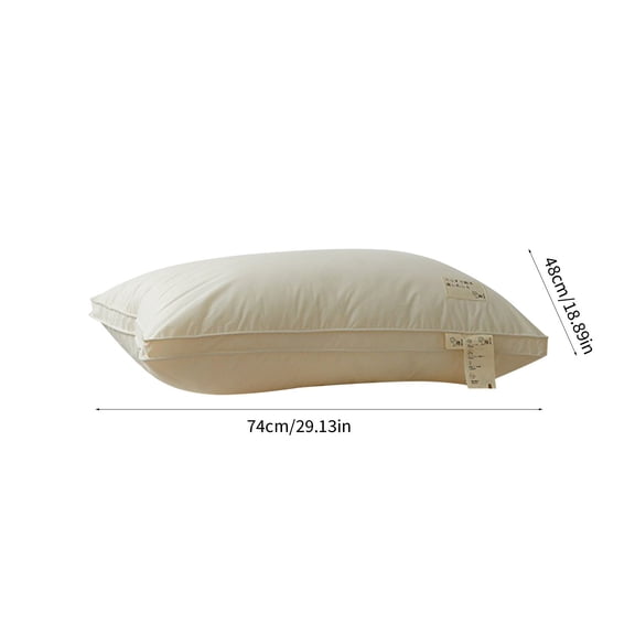 Soft High Elasticity Pillow Core 29.1 x 18.9 Inches, Skin friendly Minimalist Style Neck Support Cushion for Side Sleepers, Washable Pillow Core for Home Bedside Hugging