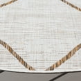 thumbnail image 3 of SAFAVIEH Courtyard Cohen Diamond Indoor/Outdoor Area Rug, Ivory/Brown, 6'7" x 6'7" Round, 3 of 7