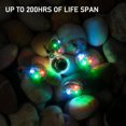 thumbnail image 3 of LED Fishing Lures Kit Deep Drop Fishing Lights LED Fishing Spoons Underwater Flasher Diamond Lights Trolling Lures Halibut Rig, 3 of 5