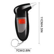 Portable Digital Breath Alcohol Tester – Handheld Breathalyzer with LCD Display, Personal Use Alcohol Detector