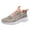 Pink, variant on Vedolay Platform Sneakers Women's Fashion Sneakers Platform Round Toe Slip-on Comfort Casual Shoes,White 8