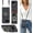 04-Black Leopard, variant on for Google Pixel 7 Case with Card Holder and Strap for Women,Crossbody Lanyard,Ring Stand,Snap Clasp,Phone Wallet Cases 6.3 inch(Black)