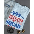 thumbnail image 3 of Freedom Squad W Garland T-Shirt Women -Image by Shutterstock, Female 5X-Large, 3 of 4