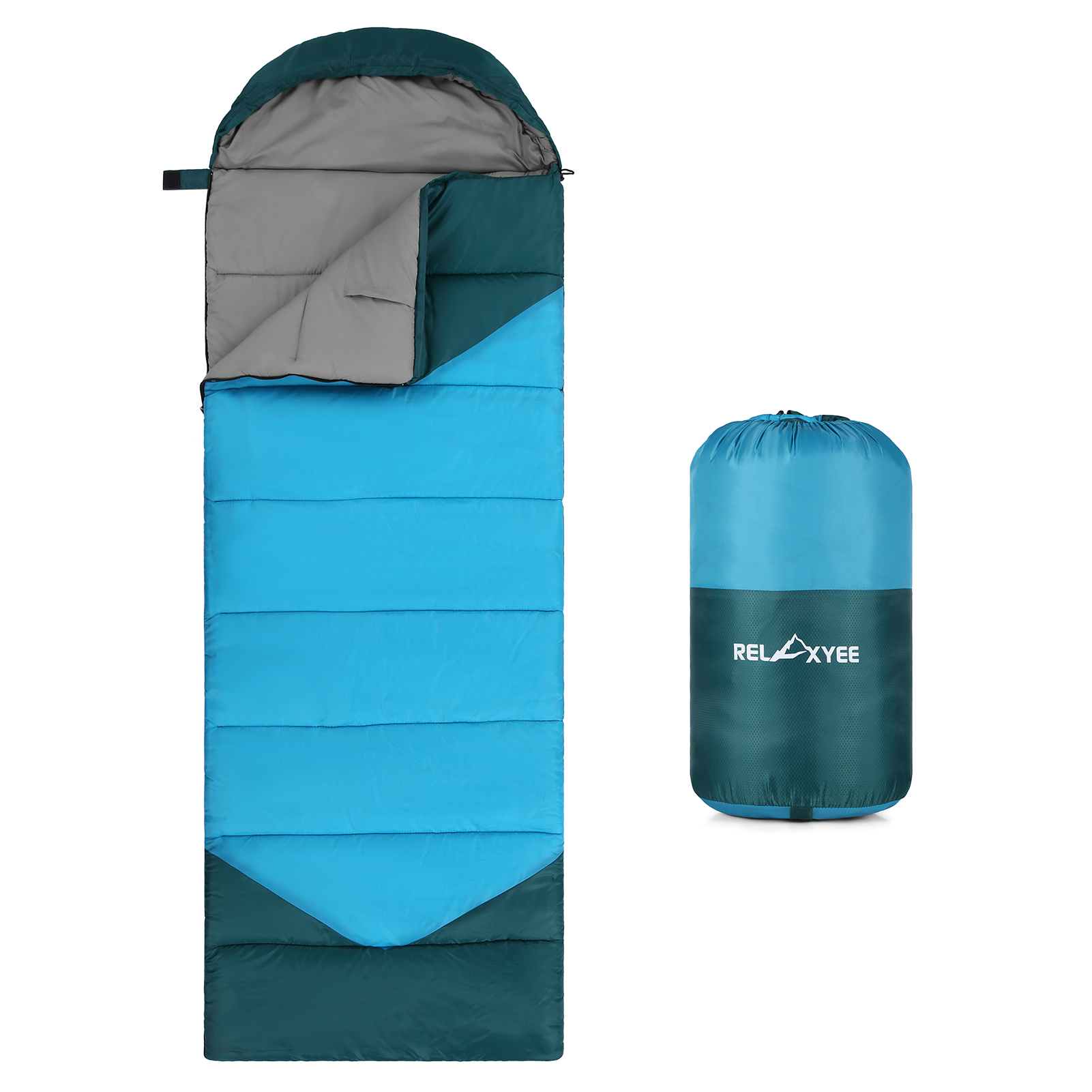 Viking Trek 350x Lightweight Sleeping Bag Warm ＆ Breathable, Ideal  Camping Gear for Hiking and Backpacking Includes 100% Waterproof Stuff  Sack
