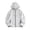 Gray, variant on Mens Lightweight Jacket Adjustable Hooded Quick Drying Softshell with Pockets Full Zip Long Sleeve Outdoor Athletic Jackets for Hiking