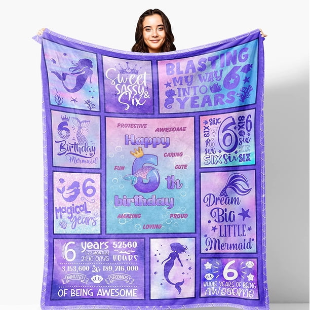 LHSHID 9 Year Old Girl Gifts Birthday Gifts for 9 Year Old Girl Gifts for 9 Year Old Girls Blanket 9 Year Old Birthday Gifts for Daughter Granddaughter 9th Birthday Decorations for Girl 60x80in