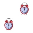 thumbnail image 2 of Injueey Reloj despertador con campana de corazón de 3 pulgadas, relojes digitales de con luz nocturna, escritorio Retro para niños y niñas, Type2 NO2, 2 of 6
