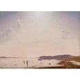 thumbnail image 2 of Vilhelm Kyhn 18x14 Black Ornate Wood Framed Double Matted Museum Art Print Titled - View of Roskilde Fjord Near Frederikssund, Zealand (1849), 2 of 5