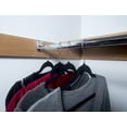 thumbnail image 4 of Design House Steel Adjustable 48" to 72" Closet Rod, Polished Chrome, 4 of 11