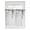 Gray White, variant on Tier Curtains 45 Inches Long, Grey Eucalyptus Leaves Window Treatment Curtain Drapes, Weeping Spring Botanical Summer Window Half Privacy Curtains for Bedroom Bathroom, 42"x45", 2 Panels