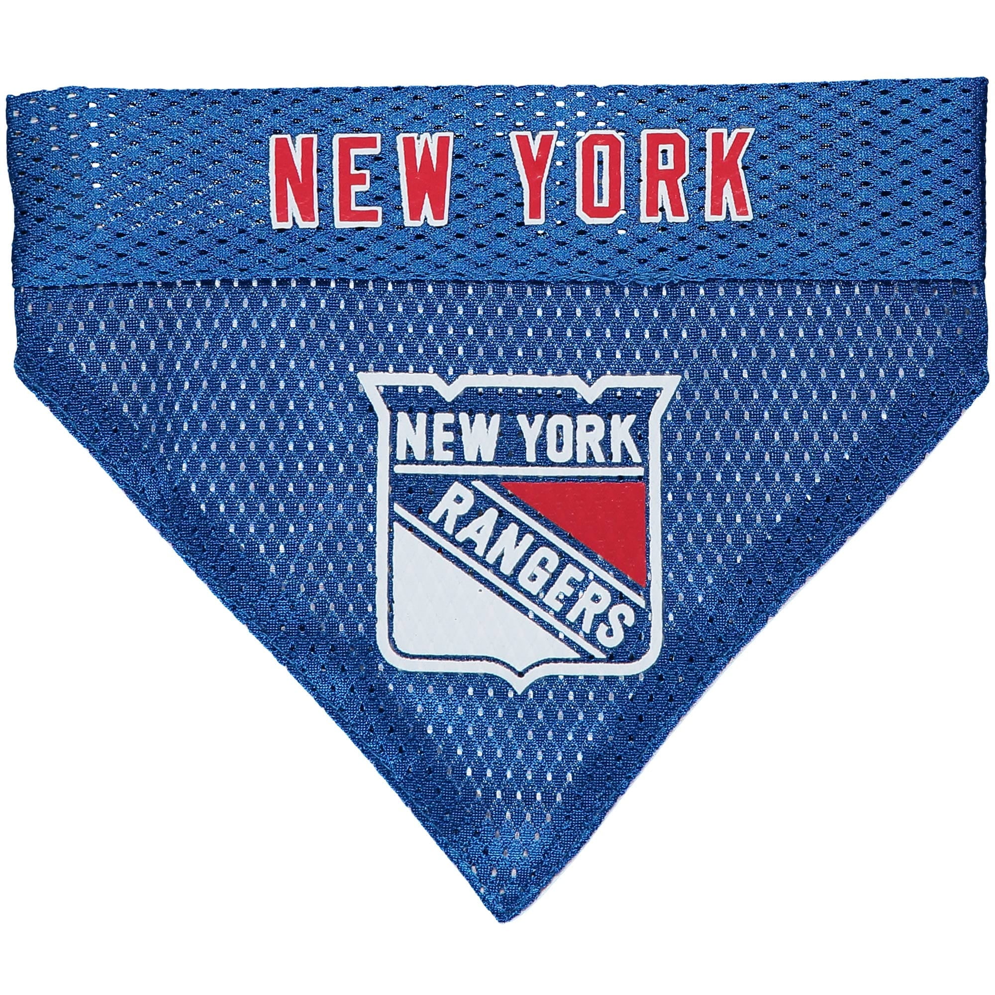 Pets First NHL New York Rangers Bandana! NEW Reversible Pet Bandana - 2 sided Premium Bandanna