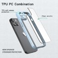 thumbnail image 3 of Étui Transparente Cool Armor Design Iphone 14 Plus avec Matériau Combiné Tpu et Pc, Imperméable, Résistante aux Rayures, Antidérapante, 3 of 5