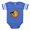 Royal Blue, variant on CafePress - Retro Witch - Cute Infant Baby Football Bodysuit