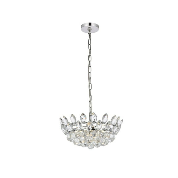 Emilia 16 inch pendant in chrome