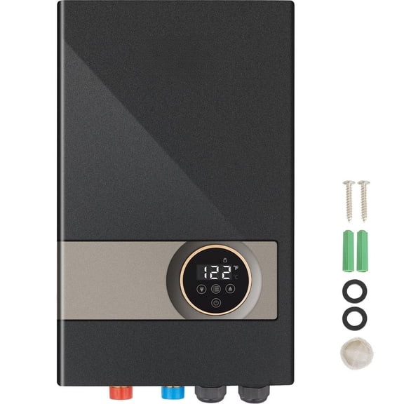 CAFORKP Instant 18kW Electric Water Heater, Tankless Design with Digital Display, ETL Listed