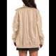thumbnail image 3 of Chaqueta de Sintético para Mujer, Abrigos de Motociclista Extragrandes, Moda Otoño 2025, Ropa de Invierno Albaricoque L, 3 of 7