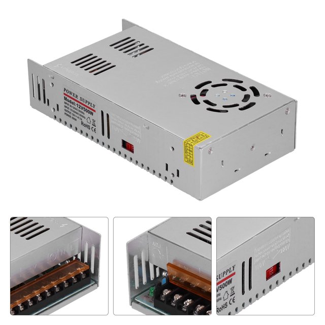 Fuente De Alimentación De CC, Botón De Conmutación De Voltaje De Entrada Fuente De Alimentación Regulada Para Automatización Industrial Para Gabinete De Control PLC Para
