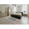 thumbnail image 4 of Ahgly Company Indoor Round Mid-Century Modern Silver Pink Pink Oriental Area Rugs, 8' Round, 4 of 6