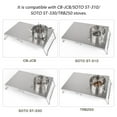 thumbnail image 4 of Parabrisas Estufa de camping parabrisas quemador de acero inoxidable parabrisas con bolsa de almacenamiento para CB-JCB / SOTO ST-310 / SOTO ST-330 / TRB250 Romacci Parabrisas, 4 of 7