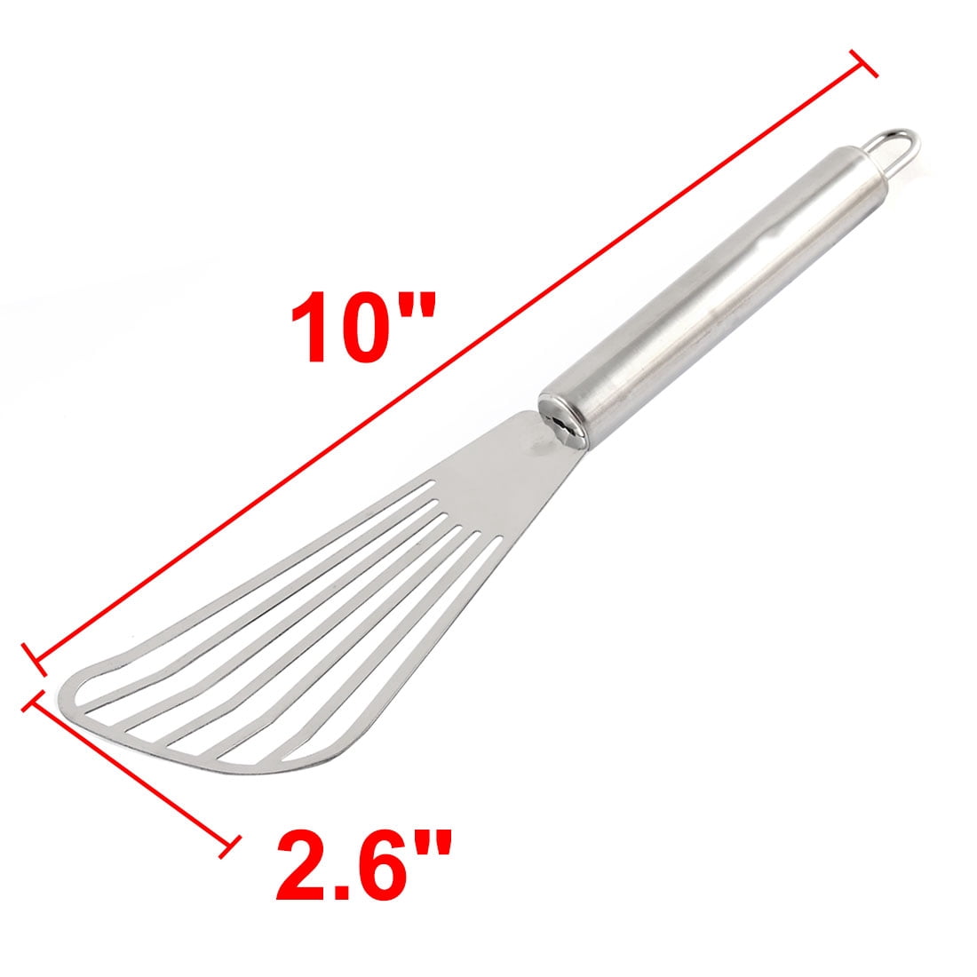 Unique Bargains Stainless Steel Slotted Kitchen Spatula Barbecue Turner Shovel