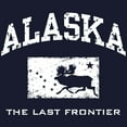 thumbnail image 3 of CafePress - Alaska Sweatshirt (Dark) - Classic Crew Neck Sweatshirt, 3 of 4