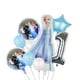 thumbnail image 3 of Decoración para fiesta de cumpleaños de Frozen de Disney, vajilla de Anna, Elsa, Reina de las Nieves, color rosa y azul, servilletas de papel, platos, vasos, baby shower para niños, 3 of 5