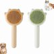 thumbnail image 1 of 2-Pack Pet Hair Brush for Cats, Yellow Dewetting Brush for Loose Hair Removal, 1 of 5
