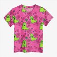 thumbnail image 7 of KPVEVIQ Girls Boys Halloween Shirt Cute Ghost Shirt Boy Halloween Shirt Kids Pumpkin Fall Short Sleeve Tee Tops, 7 of 7