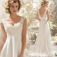 thumbnail image 3 of Vestido de novia con hombros descubiertos y cola de sirena para mujer, 3 of 6