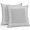 White Gray, variant on Navy Blue Geometric Throw Pillow Covers 16x16 Inch Set of 2, White Greek Key Design Burlap Modern Art Waterproof Outdoor Pillow Covers, Decorative Cushion Pillowcases for Couch, Sofa, Bed, Patio