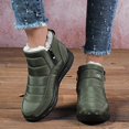 thumbnail image 6 of Womens Men‘s Winter Snow Boots Women Ankle Booties Warm Plush Lined Waterproof Insulated Slip On Outdoor Shoes, 6 of 13