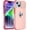 Pink, variant on for iPhone 14 Case Clear, [Not Yellowing] [2+Tempered Glass Screen Protector] Non-Slip Shockproof Phone Case,Flexible Bumper Designed for Thin Cover,Clear