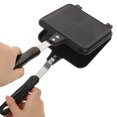thumbnail image 1 of UPOUART Camping Sandwich Maker Black Aluminum Double Sided Cooking 1Pcs, 1 of 8