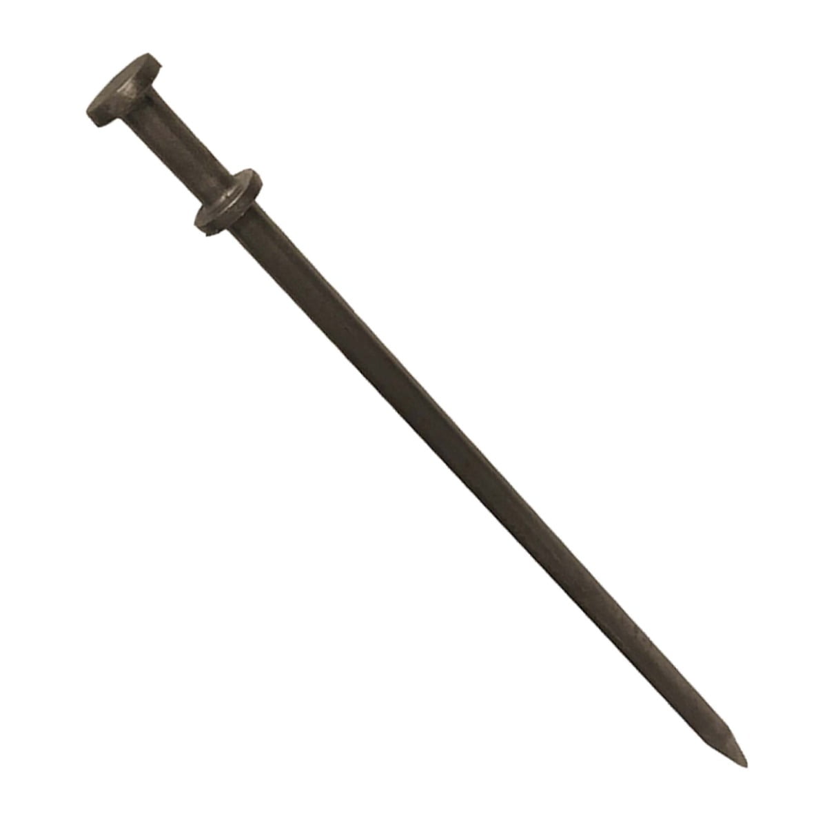 Moose Supply Heavy Duty Double Head Steel Tent Stakes, 1" x 36", 4 Pack Ground Anchors for Tents