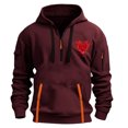thumbnail image 2 of Sudadera con capucha para hombre, jersey estampado, sudadera deportiva de manga larga, blusa para hombre, blusa de poliéster, 2 of 3