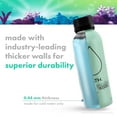 thumbnail image 6 of PATH Water Ultra-Purified Still Water, 16.9 fl oz, 4 pack Aluminum Bottles, Limited Edition Squidward Tentacles, 6 of 7